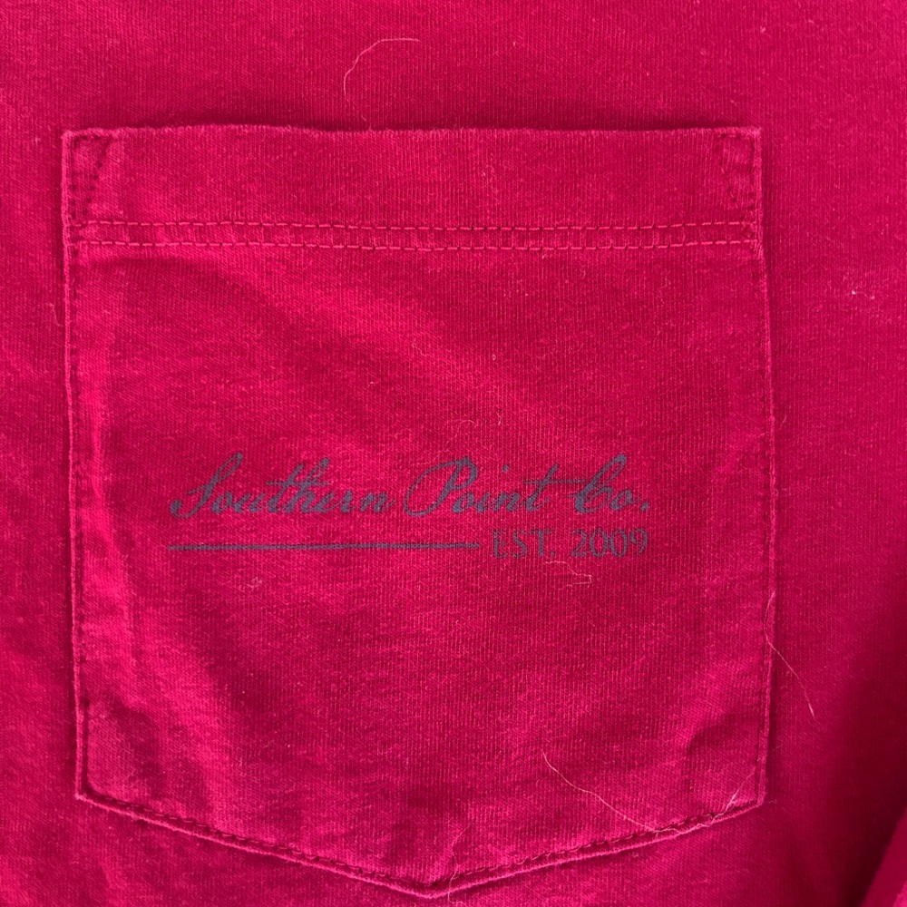 Southern Point Co. Red Long Sleeve Shirt Size Men’s Large - Picture 4 of 6